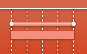 A Gantt diagram elemei