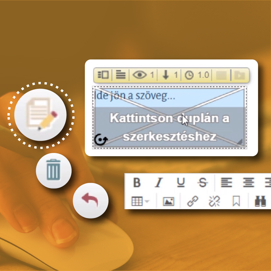 Dia szerkesztése - szövegbevitel, szöveg formázása