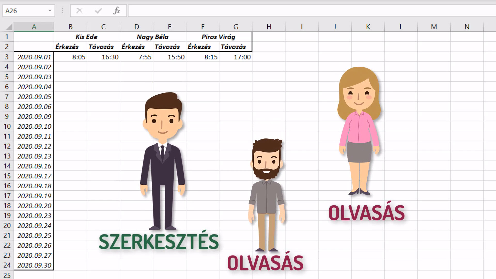 Munkafüzetek közös használata