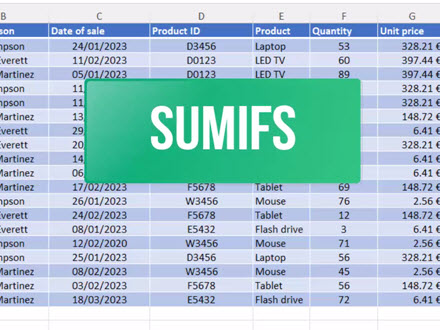 SUMIFS and AVERAGEIFS Functions